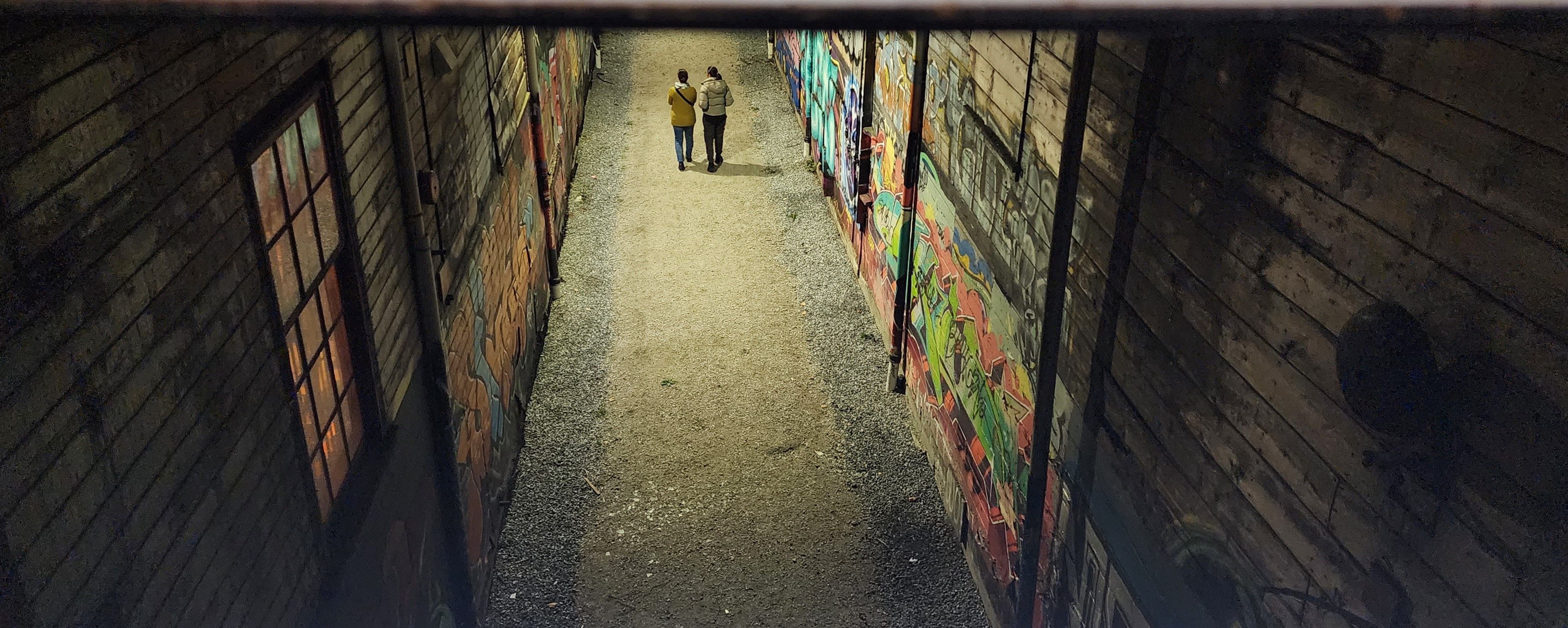 Photo of the ally at Parker Street Studios