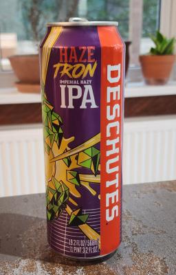 Photo of can of Deschute HazeTron
