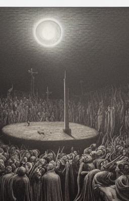 AI generated image of a ritual