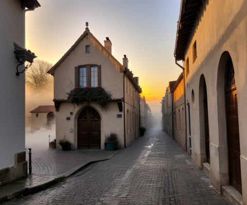 generated image of a street